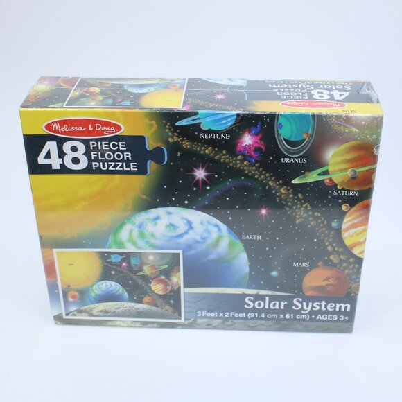 Melissa Doug Solar System Floor Puzzle - 48 Pieces - Picture 1 of 2
